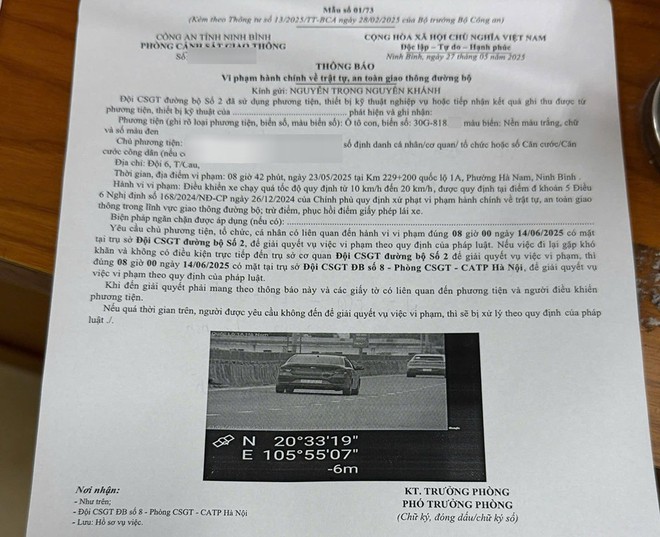 Chủ ô tô bị phạt nguội oan nghi do biển số giả, Cục CSGT lên tiếng- Ảnh 4. Chủ ô tô bị phạt nguội oan nghi do biển số giả, Cục CSGT lên tiếng- Ảnh 4.
