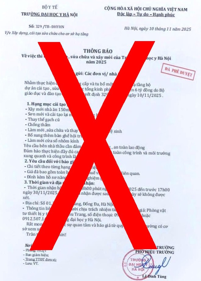 Đại học Y Hà Nội cảnh báo về tình trạng giả mạo, trục lợi- Ảnh 3.
