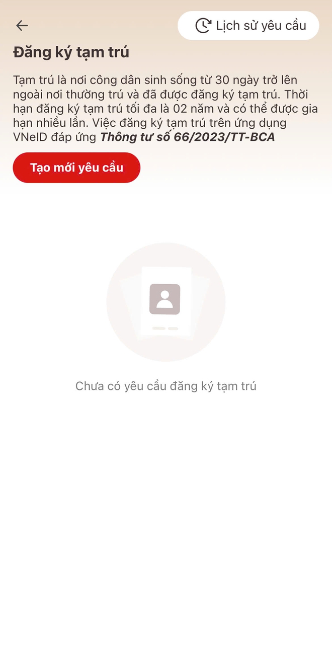 Cách đăng ký tạm trú trên ứng dụng VNeID giúp người dân tiết kiệm thời gian- Ảnh 5. Cách đăng ký tạm trú trên ứng dụng VNeID giúp người dân tiết kiệm thời gian- Ảnh 5.