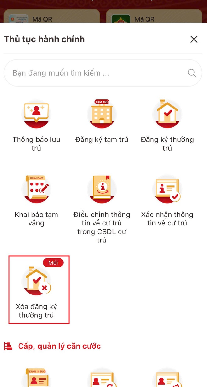 Người dân có thể xóa đăng ký thường trú trên VNeID như thế nào?- Ảnh 1. Người dân có thể xóa đăng ký thường trú trên VNeID như thế nào?- Ảnh 1.