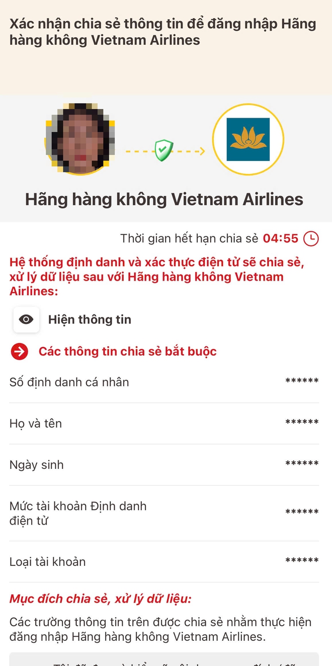 Cách mua vé máy bay và làm thủ tục check-in online bằng ứng dụng VNeID- Ảnh 4. Cách mua vé máy bay và làm thủ tục check-in online bằng ứng dụng VNeID- Ảnh 4.