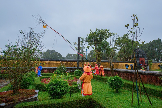 Hoàng cung Huế hạ nêu, khai ấn tân niên- Ảnh 5.