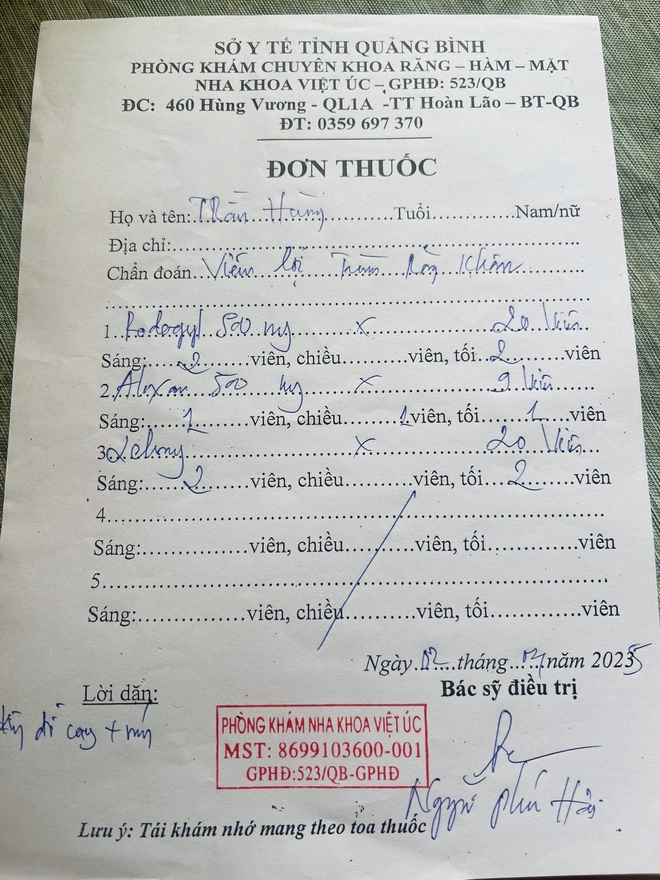 Quảng Bình: Nhiều cơ sở nha khoa ngang nhiên hoạt động trái quy định- Ảnh 6. Quảng Bình: Nhiều cơ sở nha khoa ngang nhiên hoạt động trái quy định- Ảnh 6.