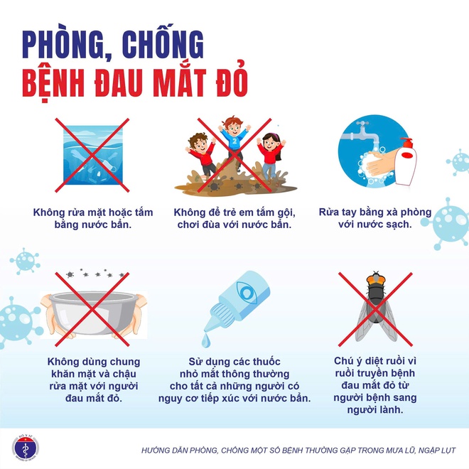Bộ Y tế khuyến cáo phòng chống 5 bệnh thường gặp trong mưa bão, lũ lụt- Ảnh 3.
