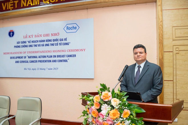 Phối hợp thúc đẩy phát hiện sớm, nâng chất lượng điều trị 2 bệnh ung thư phổ biến ở phụ nữ Việt Nam- Ảnh 5. Phối hợp thúc đẩy phát hiện sớm, nâng chất lượng điều trị 2 bệnh ung thư phổ biến ở phụ nữ Việt Nam- Ảnh 5.