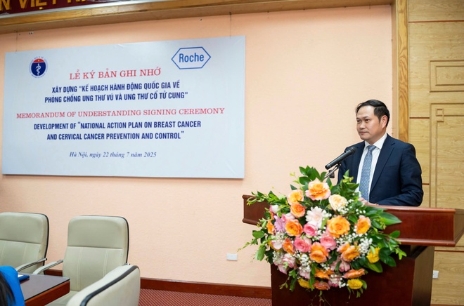 Phối hợp thúc đẩy phát hiện sớm, nâng chất lượng điều trị 2 bệnh ung thư phổ biến ở phụ nữ Việt Nam- Ảnh 6. Phối hợp thúc đẩy phát hiện sớm, nâng chất lượng điều trị 2 bệnh ung thư phổ biến ở phụ nữ Việt Nam- Ảnh 6.