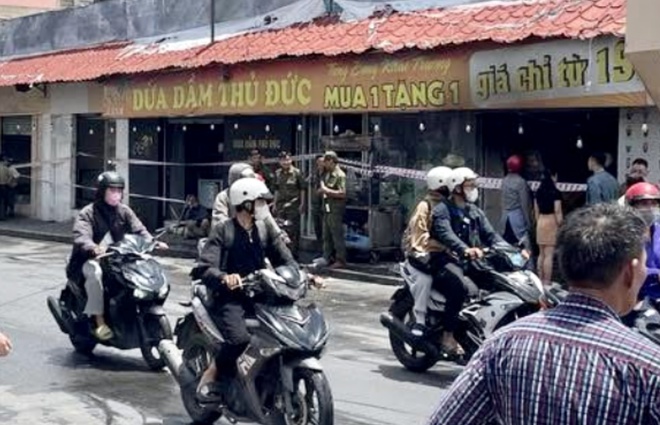 TPHCM: Cháy chợ Thủ Đức nghi do chập điện- Ảnh 5. TPHCM: Cháy chợ Thủ Đức nghi do chập điện- Ảnh 5.