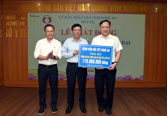 Ngành Y tế Nghệ An chung tay vì miền Tây – nối dài vòng tay nhân ái sau bão lũ- Ảnh 4.