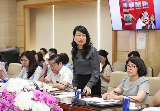 Bộ trưởng Đào Hồng Lan chủ trì họp thúc đẩy tiến độ Triển lãm thành tựu Y tế Việt Nam nhân dịp Kỷ niệm 80 năm Ngày Quốc khánh- Ảnh 8.