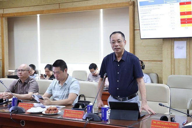 Tiếp tục nỗ lực để sớm đạt mức độ 3, tiến tới mức độ 4 hệ thống sản xuất quốc gia Việt Nam về thuốc, vắc xin- Ảnh 5. Tiếp tục nỗ lực để sớm đạt mức độ 3, tiến tới mức độ 4 hệ thống sản xuất quốc gia Việt Nam về thuốc, vắc xin- Ảnh 5.