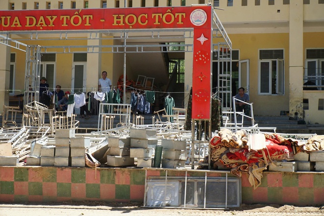 Trường học xã biên giới Nghệ An gượng dậy sau lũ lịch sử- Ảnh 14. Trường học xã biên giới Nghệ An gượng dậy sau lũ lịch sử- Ảnh 14.