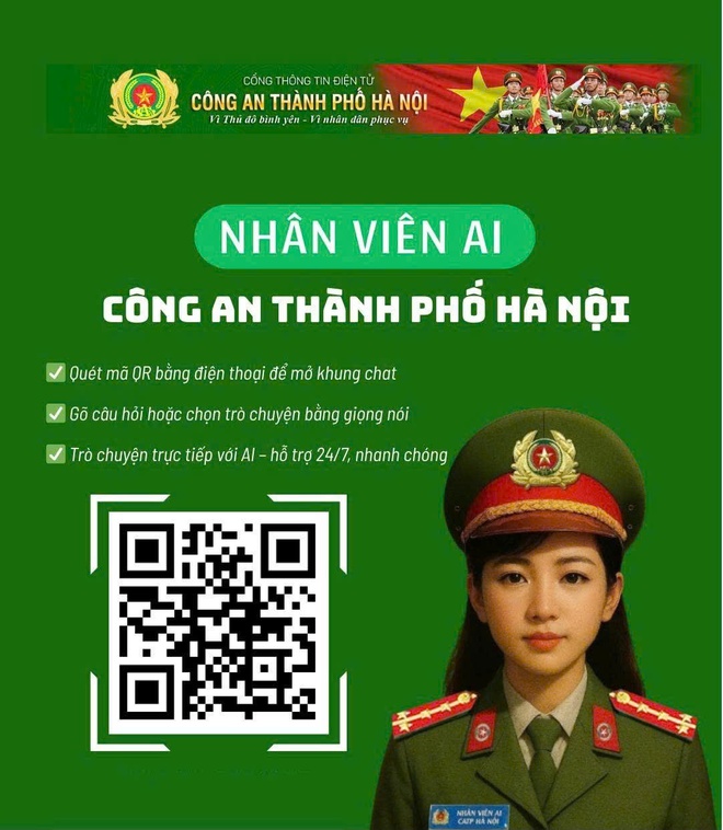 Cách để người dân kết nối với nhân viên AI của Công an Hà Nội- Ảnh 5. Cách để người dân kết nối với nhân viên AI của Công an Hà Nội- Ảnh 5.