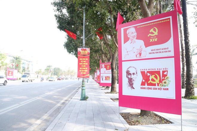 Thanh Hóa - Nghệ An rực đỏ cờ hoa hướng về Đại hội XIV của Đảng- Ảnh 5.