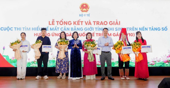 Bộ Y tế trao giải Cuộc thi Tìm hiểu về mất cân bằng giới tính khi sinh - Ảnh 8.