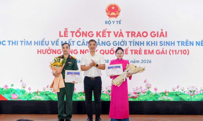 Bộ Y tế trao giải Cuộc thi Tìm hiểu về mất cân bằng giới tính khi sinh - Ảnh 5.
