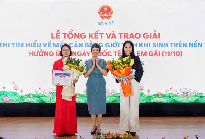 Bộ Y tế trao giải Cuộc thi Tìm hiểu về mất cân bằng giới tính khi sinh - Ảnh 6.