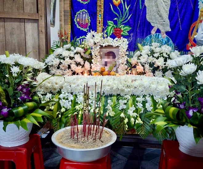 Đại tang nơi miền quê nghèo ngày đầu năm- Ảnh 1.