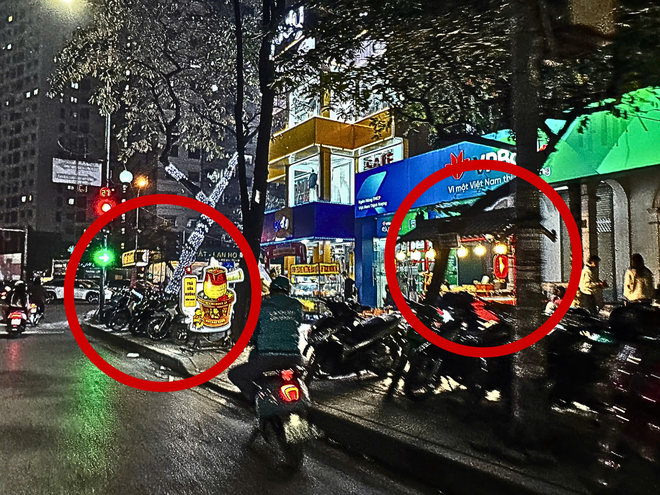 Sau khi Công an nhắc nhở, hàng quán tiếp tục bày bán trên vỉa hè ở phường Hoàng Liệt- Ảnh 3.