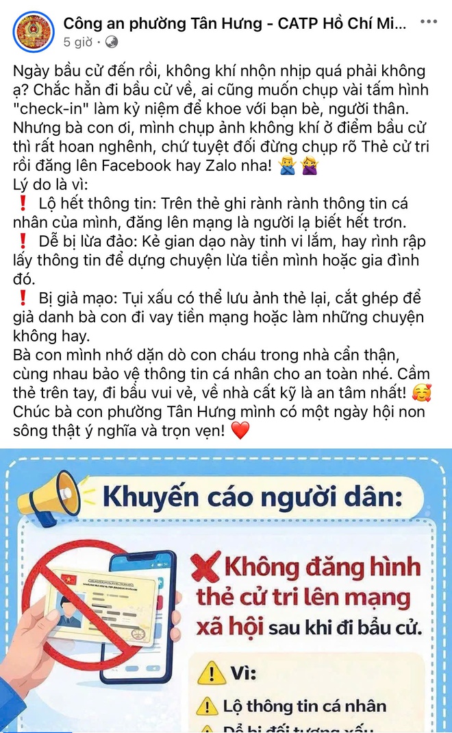 Vì sao không nên đăng thẻ cử tri lên mạng xã hội?- Ảnh 1.