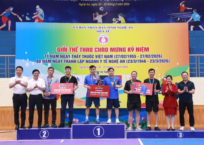 Giải thể thao ngành Y tế Nghệ An, lan tỏa tinh thần đoàn kết- Ảnh 3.