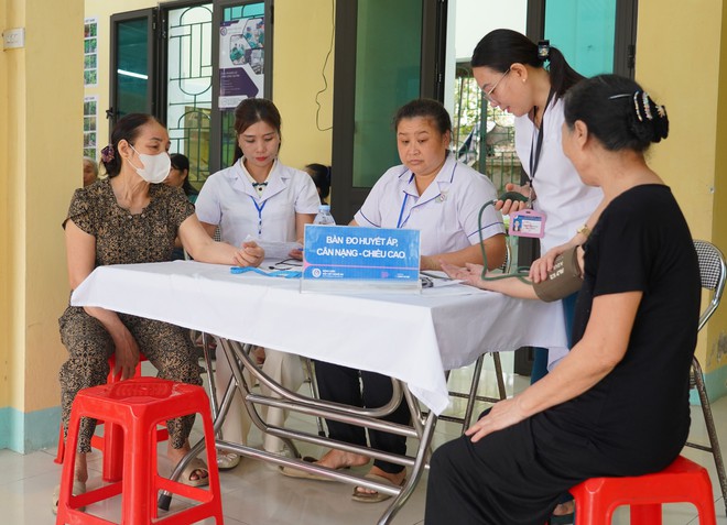 Khám sàng lọc miễn phí, phát hiện hàng chục ca đái tháo đường, bướu giáp tại cộng đồng- Ảnh 1.