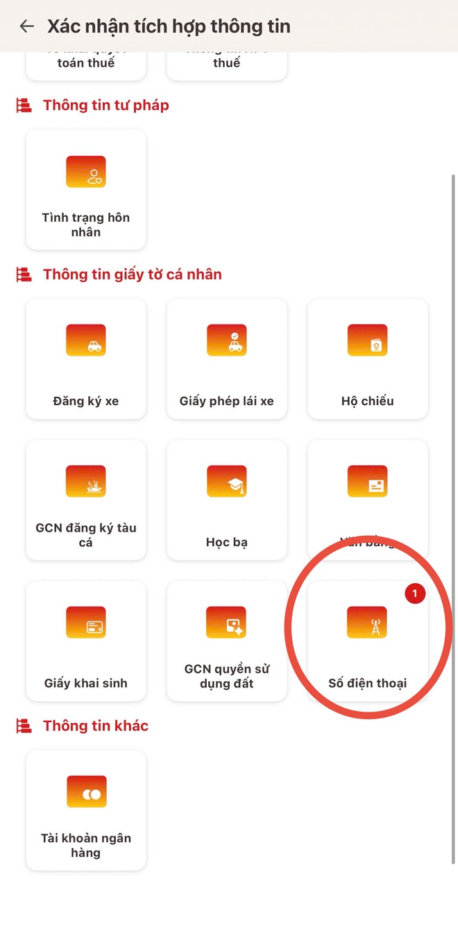 Không thấy số thuê bao di động trên VNeID cần làm gì?- Ảnh 3.