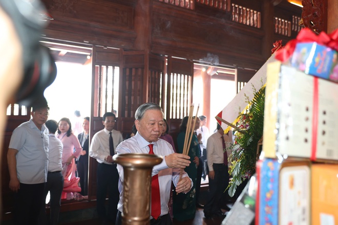 Tổng Bí thư, Chủ tịch nước Tô Lâm dự Lễ Kỷ niệm 120 năm Ngày sinh Tổng Bí thư Hà Huy Tập- Ảnh 5.