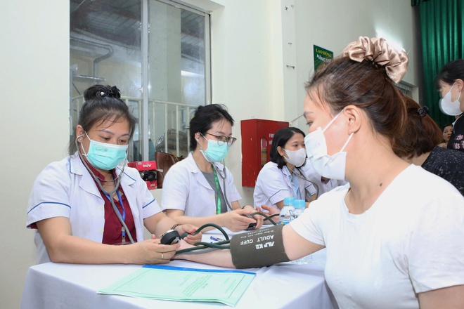 Ngày Sức khỏe toàn dân 7/4: Hà Tĩnh khám sức khỏe miễn phí gần 200 lao động - Ảnh 2.