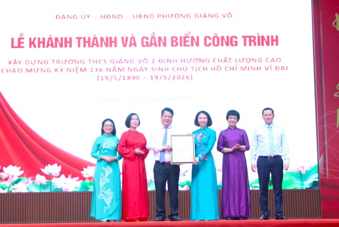 Hà Nội khánh thành trường THCS định hướng chất lượng cao- Ảnh 1. Hà Nội khánh thành trường THCS định hướng chất lượng cao- Ảnh 1.