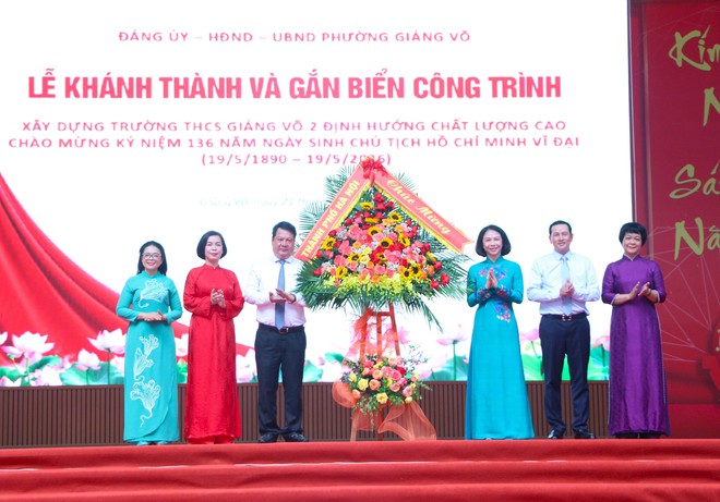 Hà Nội khánh thành trường THCS định hướng chất lượng cao- Ảnh 2. Hà Nội khánh thành trường THCS định hướng chất lượng cao- Ảnh 2.