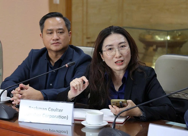 Bộ Y tế và đoàn doanh nghiệp Hoa Kỳ trao đổi, thúc đẩy quan hệ hợp tác, đầu tư về y tế - Ảnh 6.