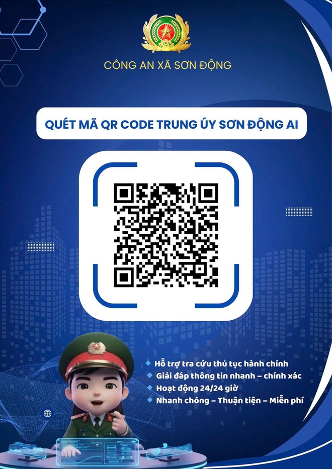 Gần dân từ không gian số
- Kỳ cuối: Công an xã đưa AI đến với người dân- Ảnh 4.