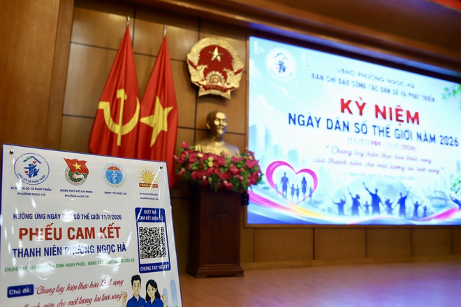 Phường Ngọc Hà ký kết chương trình phối hợp, triển khai cam kết điện tử về công tác dân số - Ảnh 5.