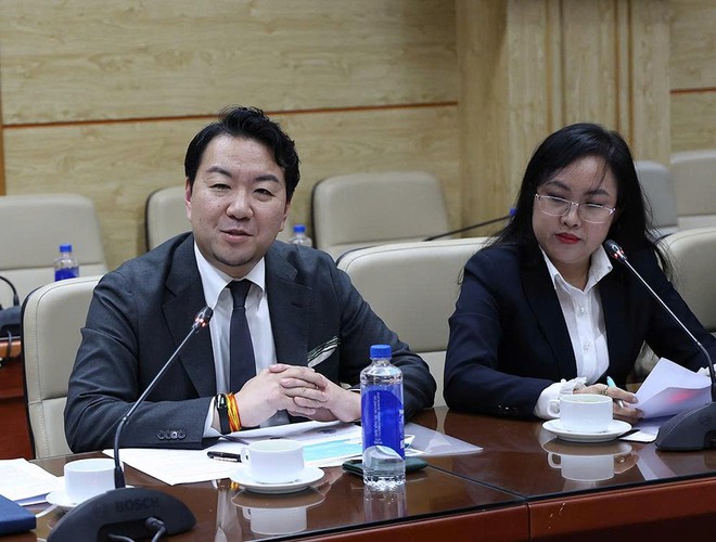 Bộ trưởng Đào Hồng Lan tiếp, làm việc với Hội đồng Doanh nghiệp Úc tại Việt Nam - Ảnh 9.