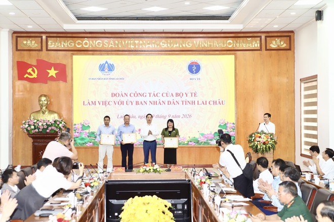Bộ Y tế làm việc với tỉnh Lai Châu về công tác y tế- Ảnh 5.