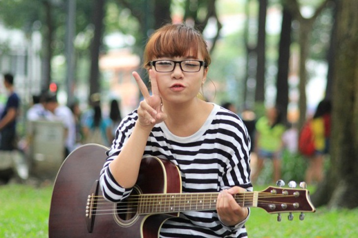  Thảo My hồn nhiên giữa đời thường.