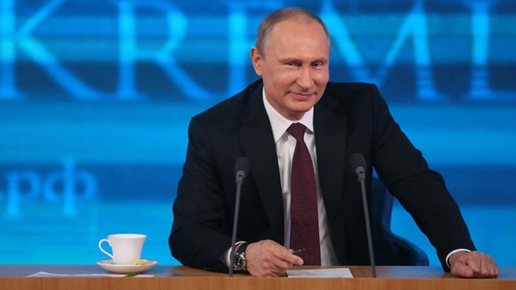  Tổng thống Putin trong cuộc họp báo ngày 19/12.