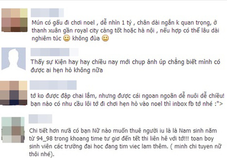 
	Dịch vụ này đang nhận được sự quan tâm và hưởng ứng của rất nhiều bạn trẻ