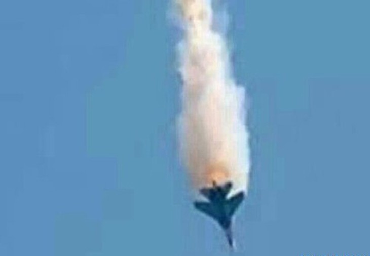 Truyền hình Thổ Nhĩ Kỳ chiếu cảnh máy bay Syria&nbsp;bị bắn hạ.