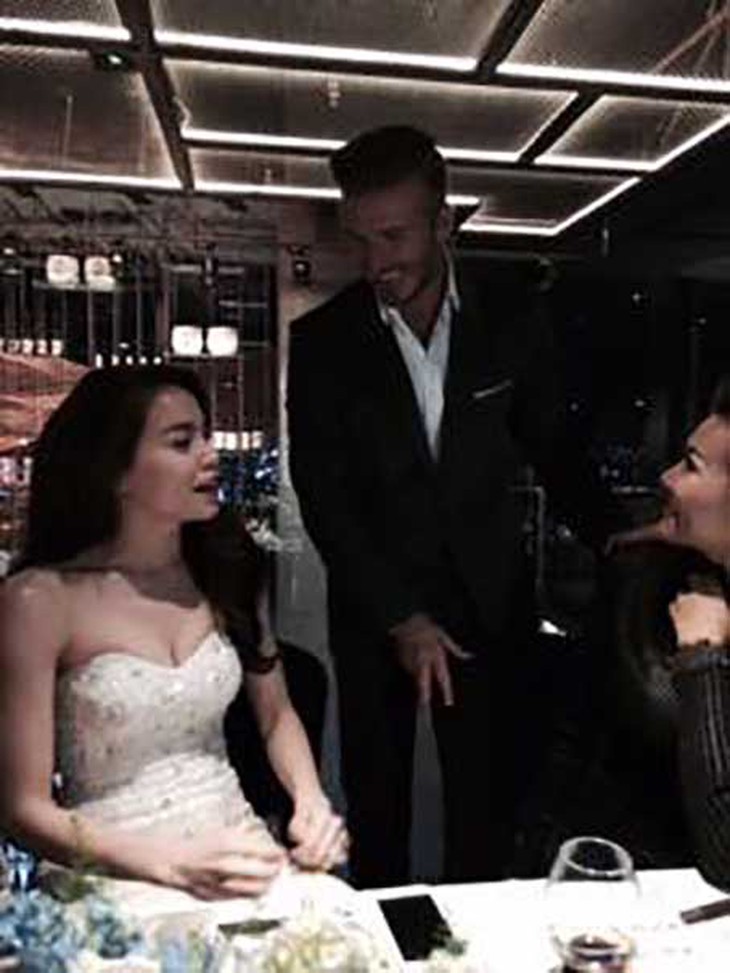 Becks cũng rất vui vẻ khi tham gia cuộc trò chuyện.
