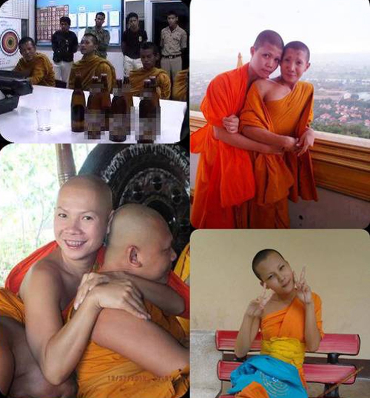 Lộ ảnh thác loạn nghi của nhà sư Thái Lan 1