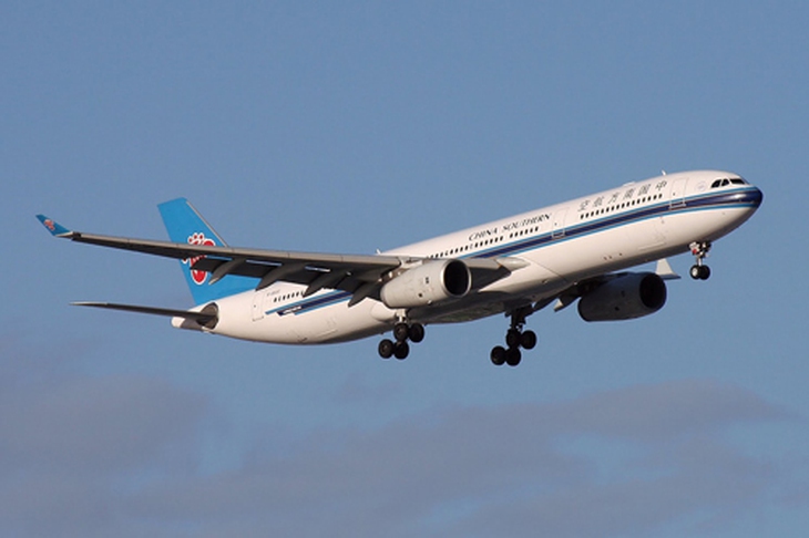 Một máy bay của hãng hàng không China Southern Airlines. Ảnh minh họa: blogspot