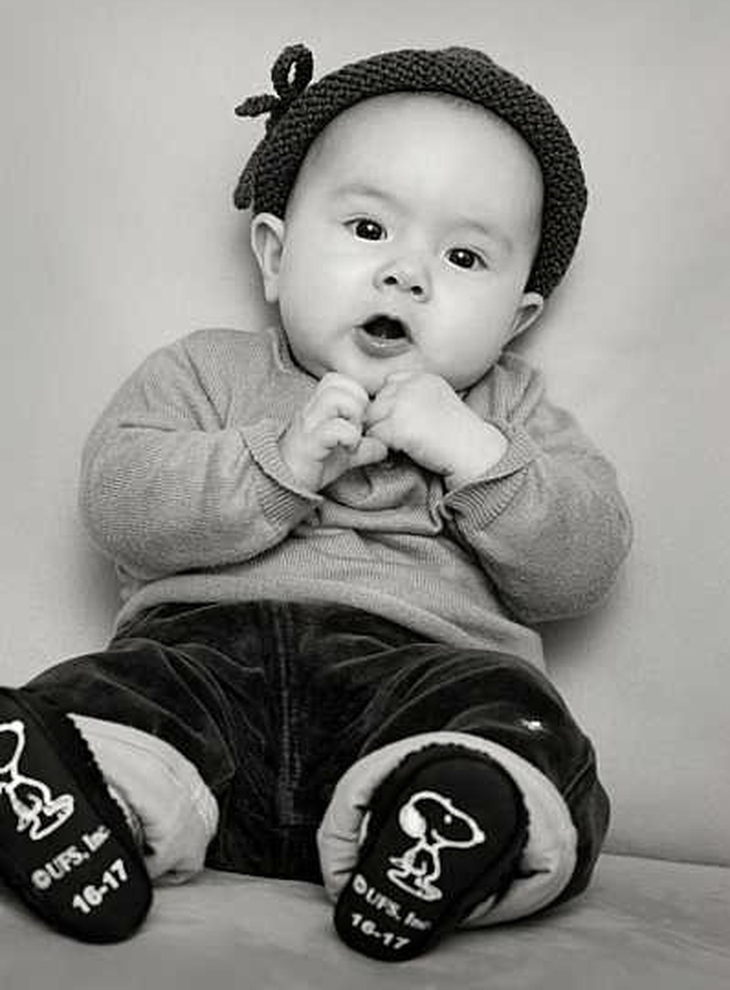 Bé trai của một cặp vợ chồng nước ngoài chữa vô sinh tại Việt Nam.