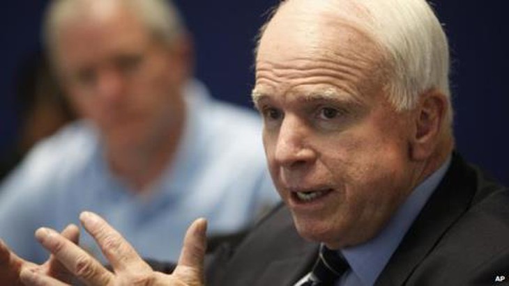 Thượng nghị sĩ Mỹ John McCain.