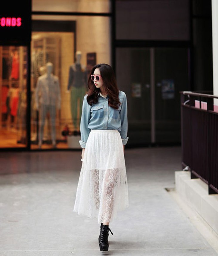 2 chiếc chân váy 