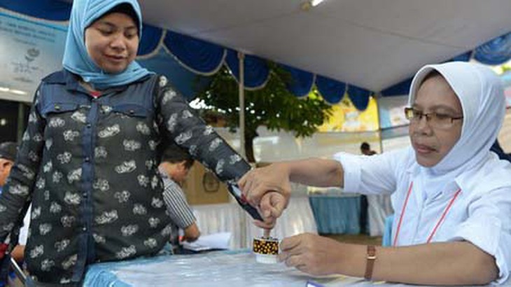 Hơn 186 triệu cử tri Indonesia đi bầu cử.