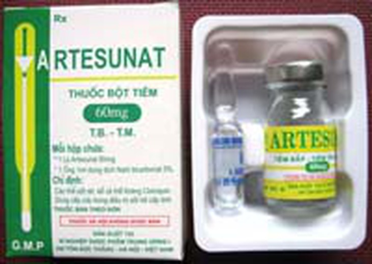 Quinine dihydrochloride và artesunat tiêm phải có tại cơ sở y tế để xử trí khi cần thiết (ảnh minh họa).