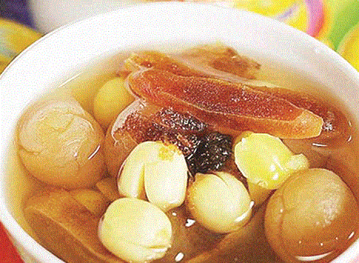 Tây dương sâm hầm long nhãn