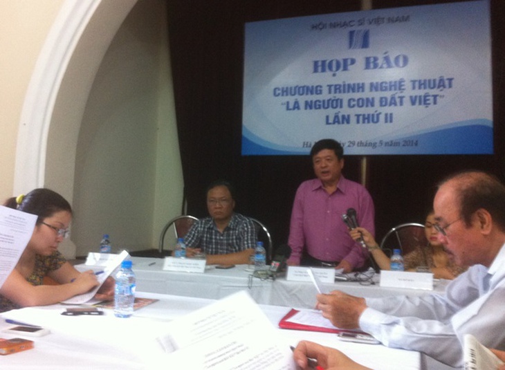 Buổi họp báo giới thiệu chương trình.