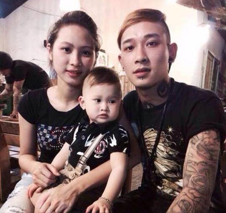 Gia đình hạnh phúc của ông bố Ngọc Tân.